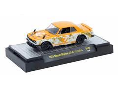M2MACHINES #32500-S142-B - 1971 Nissan Skyline GT R inOrange and