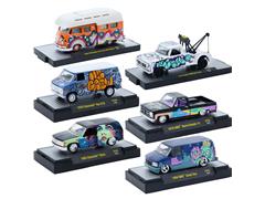 M2MACHINES #32500-S155-CASE - Auto-Thentics Release S155 - Street Art/Graffiti Collection - 6 Pieces in a Non-Returnable Case