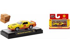 M2MACHINES #32600-84-F-BOX - Shell - 1990 Chevrolet Camaro IROC-Z in Yellow with Red Accents