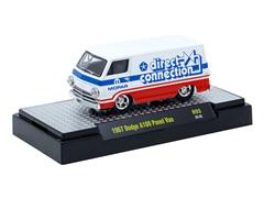 M2MACHINES #32600-93-B - 1967 Dodge A100 Panel Van in White Blue and Red