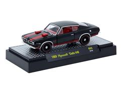 M2MACHINES #32600-93-F - 1969 Plymouth Cuda 440 in Red and Black