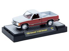 M2MACHINES #32600-97-E - 1988 Chevrolet C1500 Silverado Pickup Truck in Red and White