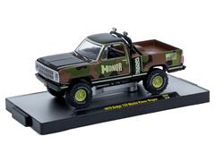 M2MACHINES #32600-S60-D - 1979 Dodge 150 Macho Power Wagon in Brown Green and Black Camo