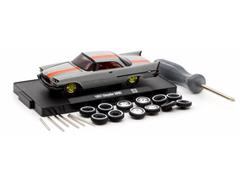 1957 Chrysler 300C in Gray with Red Stripes and Gold Rims #34001-13-A-SP