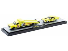 1974 Dodge Fever Hauler and 1971 Dodge Challenger - A bright yellow hauler loaded with Mopar muscle paying tribute #36000-88-A