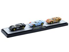 M2MACHINES #36000-98-A-SP - 1966 24 Hours of Le Mans 3-Piece Set - #2 - 1966 Ford GT40 MK II in Black and White