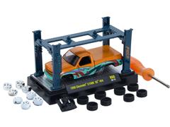 M2MACHINES #37000-88-B - 1990 Chevrolet C1500 SS 454 Pickup Truck in Orange with Custom Graphics