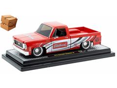 M2MACHINES #40300-135A-BOX - Edelbrock Performance - 1973 Chevrolet Cheyenne 10 in Red and White with Edelbrock Graphics