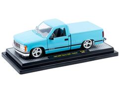 M2MACHINES #40300-140-B - 1976 GMC Sierra Grande 15 in Blue and Chrome Accents