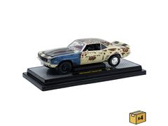 M2MACHINES #40300-146-B-CASE - 1969 Chevrolet Camaro Z/28 in Blue and Beige with Rust Effects in a Non-Returnable 4-Piece CASE