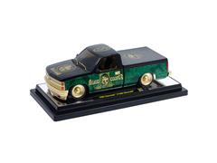 M2MACHINES #40300-S47-B-SP - Alice Cooper - 1990 Chevrolet C1500 Silverado in Green and Black with Gold Chrome Rims and Accents