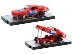 M2MACHINES #52500-A56-B-SP - Fanta - 1969 Ford Mustang Boss 429 Funny Car in Red with Red Chrome Details