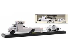 56000-TW19-A - M2 Machines Coca Cola 1957 Dodge COE Car Hauler