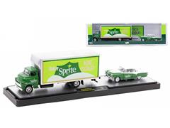 M2MACHINES #56000-TW26-A - Ice Cold Sprite - 1958 Dodge COE Truck and 1955 Dodge Royal Lancer