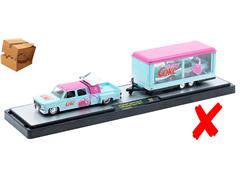 M2MACHINES #56000-TW40-A-X - 1973 Chevrolet Cheyenne Super 30 with 1985 Chevrolet Camaro IROC-Z - Cherry Coke
