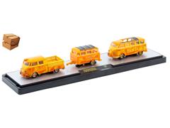 M2MACHINES #56000-TW40-SP-BOX - Fanta - 1960 VW Double Cab Truck with 1960 VW 15-Window Bus