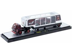 M2MACHINES #56000-TW42-B-SP - Coca Cola - 1970 Dodge L600 COE and 1941 Willys Coupe with Red Chrome Rims and Accents