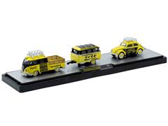 M2MACHINES #56000-TW43-C - Coca-Cola- 1960 VW Double Cab Truck USA Model and 1953 VW Beetle Deluxe USA Model