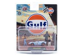M2MACHINES #67500-21-A - Gulf - 1966 Ford GT40 MK II in Blue and Orange