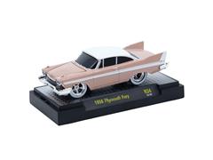 M2MACHINES #82161-34-D - 1958 Plymouth Fury in Desert Pink