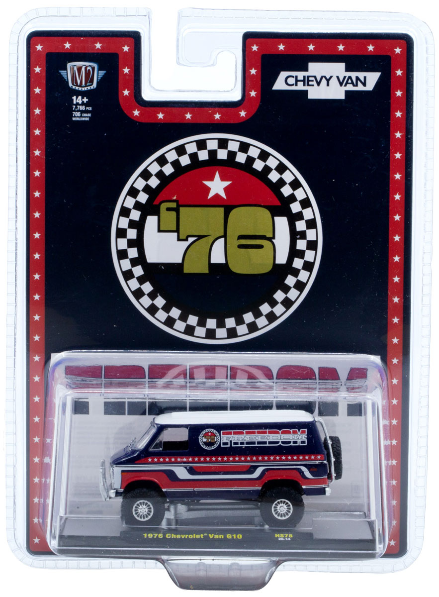 1976 Chevrolet Van in Red White and Blue- Freedom Edition - 31500-HS78
