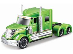 MAISTO #12389-G - International Lonestar Sleeper Cab in Metallic Green - Custom Rigs Series