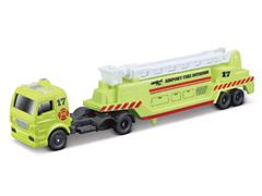 15021-W - Maisto Diecast Firetruck in Yellow Airport Fire Division Graphics