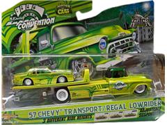 MAISTO #15055-BK - Diecast Super Convention - 1957 Chevrolet Transport and Regal Lowerider - Elite Transport Series