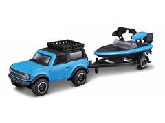 15368-AQ - Maisto Diecast 2021 Ford Bronco Trailer