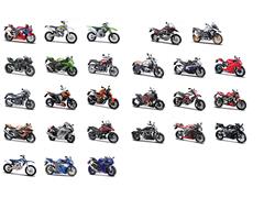 31101-CASE - Maisto Diecast Modern Motorcycles 6 Pieces