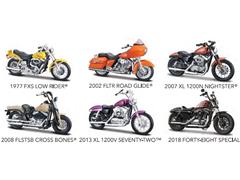 Harley-Davidson Motorcycles (6 Piece Set) Series #39 1/18 Diecast Moto –  Main Street Diecast Classics