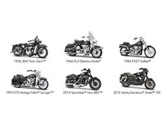 Maisto 31360-42 Harley-Davidson Motorcycles Set Series 42 1-18 Diecast  Motorcycle Models - 6 Piece 