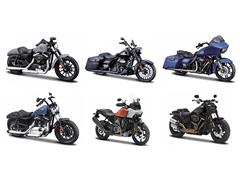 31360AQ-SET - Maisto Diecast Harley Davidson Series 43 Six Piece SET