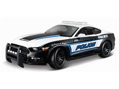 31397BKWT - Maisto Diecast Police 2015 Ford Mustang