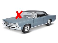 MAISTO #31885MB-X - 1965 Pontiac GTO Hurst Edition in Metallic Blue