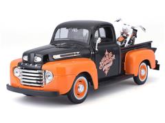 32180BK - Maisto Diecast Harley Davidson 1948 Ford F1 Pickup Truck