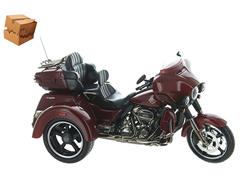 MAISTO #32337CC-BOX - 2021 Harley-Davidson CVO Tri-Glide Motorcycle in Charred Crimson