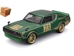 MAISTO #32539MGR-BOX - 1973 Nissan Skyline 2000GT-R in Metallic Green #73 - Tokyo Mods