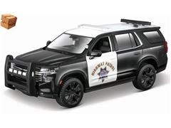 MAISTO #32548-BOX - Highway Patrol - 2024 Chevrolet Tahoe in Black and White