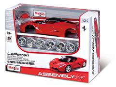 Maisto Diecast LaFerrari in Red Assembly Line Diecast Metal