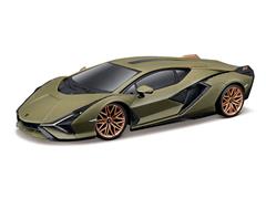 82338GR - Maisto Diecast R_C Lamborghini Sian FKP 37in Green Remote