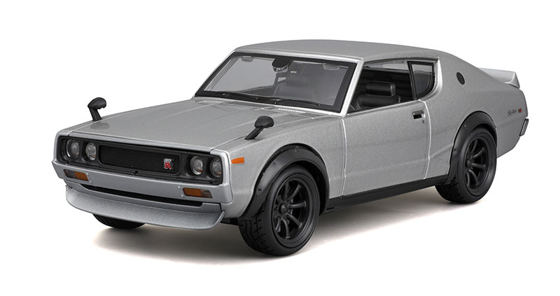 1973 Nissan Skyline 2000GT-R in Silver - Assembly Line Diecast