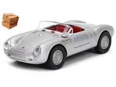 MAJORETTE #8505001007-BOX - 1955 Porsche 550 Spyder in Metallic Silver with Red Interior - Collection Series