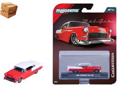 MAJORETTE #8505001013-BOX - 1955 Chevrolet Bel Air in Red and White - Collection Series