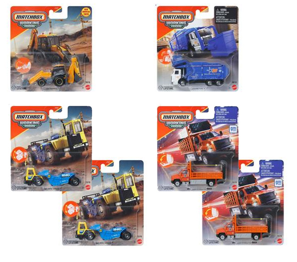 Matchbox Working Rigs 6-Piece Set in a Non-Returnable Factory