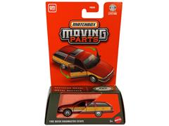 MATCHBOX #FWD28-JHV62 - 1992 Buick Roadmaster Estate in Red with Wood Side Paneling