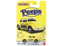 MATCHBOX #HVV75-JJR76 - Peeps - 1962 Volkswagen Beetle in Yellow