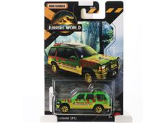 MATCHBOX #JGL59-JGL01 - Jurassic Park #5 - Ford Explorer in Green and Yellow