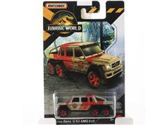 MATCHBOX #JGL59-JGL02 - Camp Cretaceous - Mercedes Benz G63 AMG 6x6 in Tan and Red