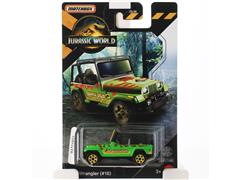MATCHBOX #JGL59-JGL15 - Jurassic Park #18 - Jeep Wrangler in Green and Yellow
